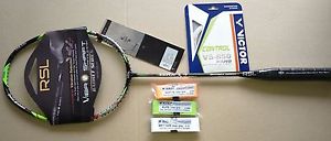 final sale RSL M13 9800 LIGHT 78g badminton racket + string  up to 28lbs