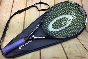Prince Tennis Racquet O3 Silver  4" Grip 27.75 Length 1600 Power Level Oversize