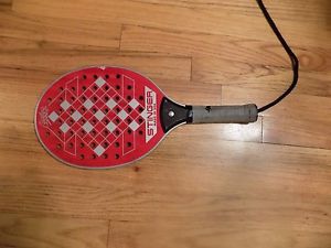 Stinger Red Laser Vintage Paddle Ball Racquet EX!!