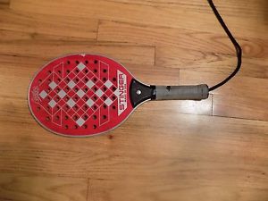 Stinger Red Laser Vintage Paddle Ball Racquet EX!!