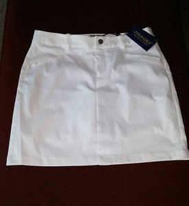 NWT POLO GOLF RALPH LAUREN WHITE SKIRT SKORT See Details! SIZE 2. MSRP  $125