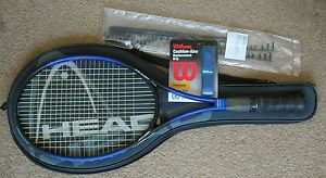 Head Pro Tour 280 4 5/8 grip Tennis Racquet w/ cover, bumper kit, and new grip
