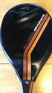 Vintage Garcia Graphite Tennis racket Racket Racquet w/ cover bag