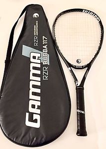 Gamma RZR Bubba 117 Grip 4 1/4" Racquet & Case Mint Condition