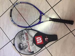 WILSON GRAND SLAM PETER SAMPRAS TENNIS RACKET TITANIUM FAUX SIGNATURE 4 1/4 L 2