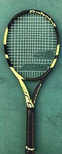 Babolat Pure Aero 2017 Rafael Nadal Tennis Racket L4 = 4 1/2 (Used For 10 mins!)