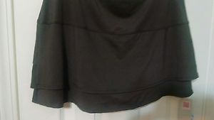 LUCKY IN LOVE Women's Tennis Skirt/Skort US Size XL CHOCOLATE