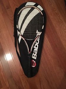 Babalot Overdrive 105 Tennis Racquet Used Grip Is 4 1/4