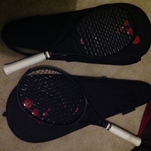 Two (2) Custom Vantage Tennis Racquets 4-5/8 Grip 16x19 String Pattern