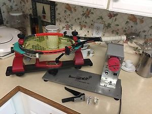 Silent Partner E-Stringer, Electric Tennis Racquet Stringer with Extras