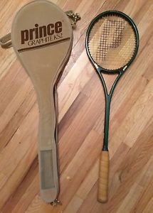 Prince Graphite KS2 Squash Racket with case, great shape!