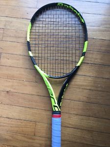 Babolat pure aero Team.  4 3/8 Grip