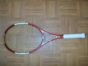Wilson Ncode n code Six-One 95 head 16x18 11.7oz 4 5/8 grip Tennis Racquet