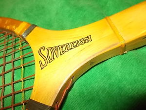 Vintage SOVEREIGN Wooden TENNIS RACQUET Harry C. Lee & Co. New York