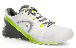 Head NZZZO Pro Men's CLAY Tennis Shoes Sneakers - White/Neon Yellow - Reg $140