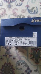 Asics Men's Gel-Resolution 6 Tennis Shoe Flash Green/Wht/Blk