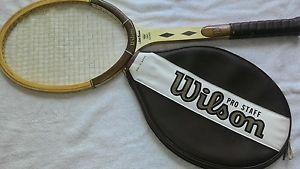 WILSON PRO STAFF JACK KRAMER TENNIS RACQUET WOOD