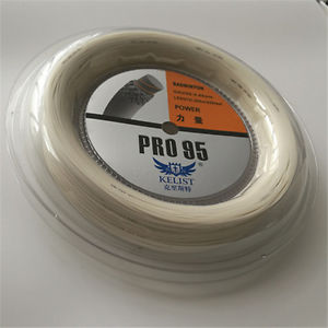 High Power  badminton string,PRO 95,WHITE reel,0.69MM,same high as brand string