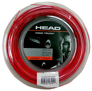 HEAD HAWK TOUCH 18 Tennis racquet string 120m/394ft - Red - Authorized Dealer