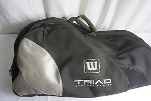 LOT OF 3 TENNIS RACQUETS, bag and more including Wilson Pro staff