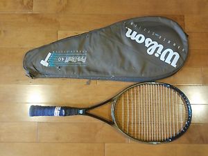 WILSON PRO STAFF HAMMER 4.0 DUAL TAPER TENNIS RACQUET 95 SQ IN 4 1/2