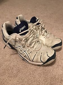 Asics Resolution 5 White/Navy Men's 8