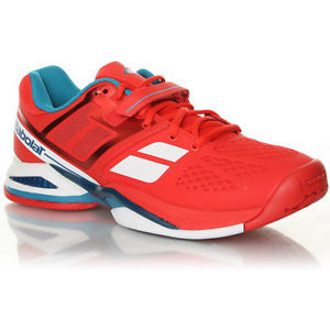 Babolat Propulse BPM All Court Red Junior Tennis Shoes NEW FREE SHIPPING