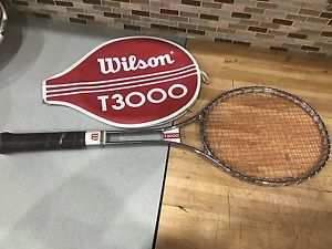 Vintage Steel Wilson T3000 Tennis Racquet