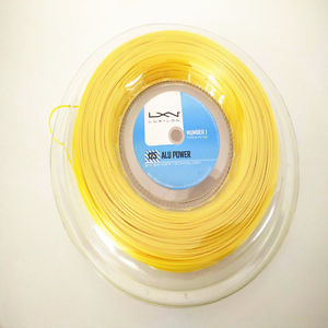 Alu power big banger luxilon tennis string ,200m/reel,no printing -- GOLD