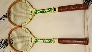 Vintage Wilson Prostar Tennis Rackets