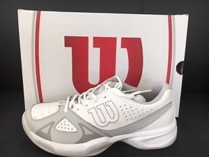 Men's Wilson Tennis shoes, White, Rush Pro 2.0, size 10