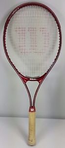Wilson Aerodynamic Pro 110 Tennis Racket Super High Beam Series 4 ¼” Grip w Cove