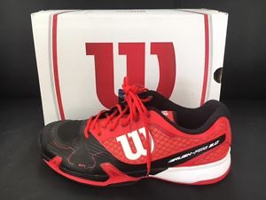 Men's Wilson Tennis shoes, Red, Rush Pro 2.0, size 12 & 13