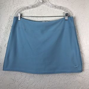 Nike Fit Dry Sky Baby Blue Skort Tennis Skirt Sz L Running Fitness Shorts