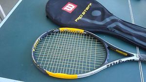 Wilson Pro Staff PS Hyper Carbon BLITZ Mid Plus 100" Grip 4 1/4"
