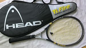 Head Ti. Fire Midplus L1, 4/1/4grip ,Made in Austria Tennis Racquet,w cover.