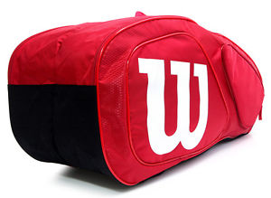 Wilson Badminton Tennis Racket Bag Red Sports Goods Equipment NWT WRZ857609