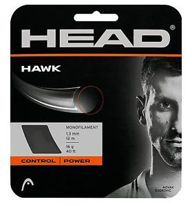 HEAD Hawk Tennis String Set, 16g, Grey