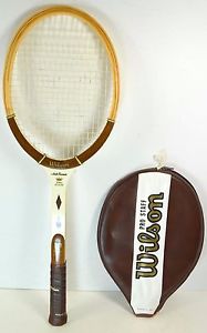 Vintage JACK KRAMER Wooden PRO STAFF Racquet w/Leather Handle