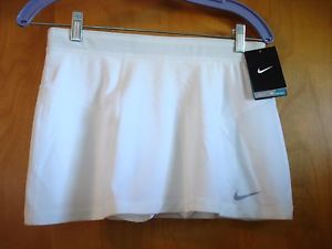NEW NIKE Dri-Fit Tennis Skirt Skort White NWT Size Small Style 523548 MSRP $55