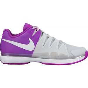 Nike Zoom Vapor 9.5 Tour Grey/Purple Women's Tennis Shoe