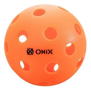 Pure 2 Indoor Pickleballs Orange, 6 balls
