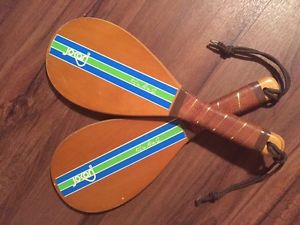 Jokori Wood Raquetball Paddles - VINTAGE