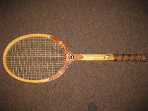 Vintage Antique 1950s TAD TA Davis Hi-Point Wooden Wood Tennis Racquet OL