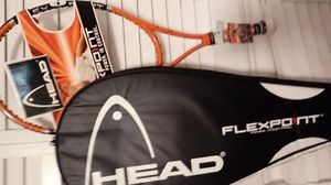 HEAD FLEXPOINT RADICAL- TENNIS RACQUET 4 3/8  BRAND NEW with case