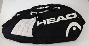 Head Tennis Racquet Bag Black & White 29x10 inches