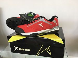 New Drop Shot Concept Rojo Padel Shoes Paddle Tennis Sneakers US Size 10.5 EU 45