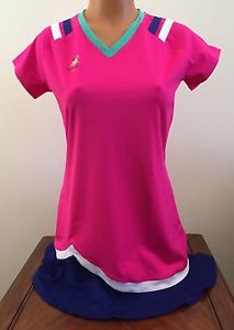 Fila Womens Size Small Pink Multi Ballgirls Replica Tennis Dress TW151LL9