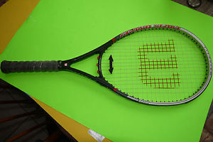 Wilson Grand Slam Titanium Frame with Double Beam System 4-3/8 L3 Racket EUC