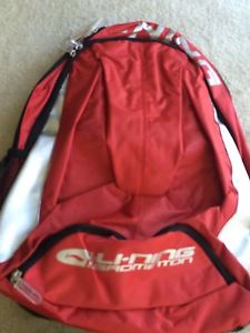 NEW Li-Ning Badminton red & silver gear Backpack racket & gear bag US SELLER